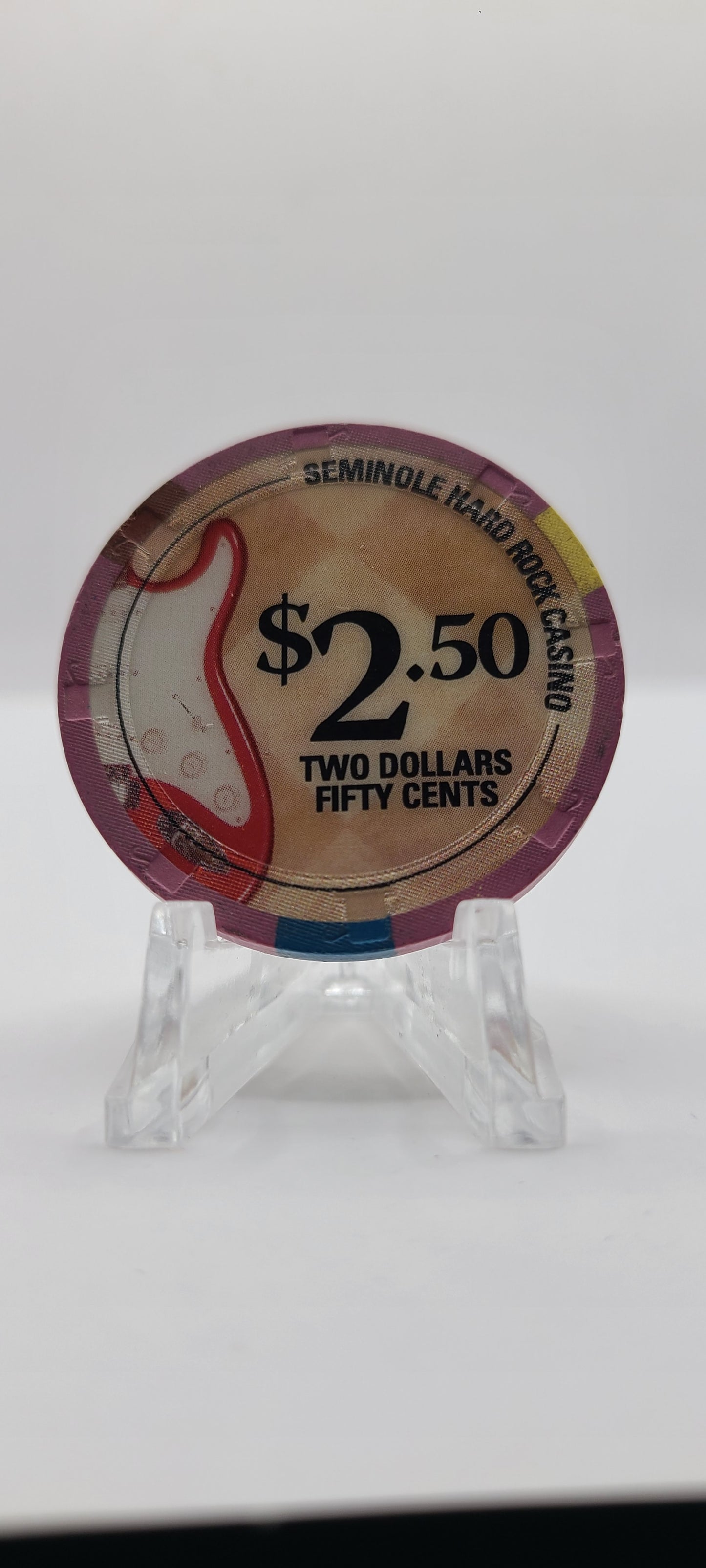Seminole Hard Rock Casino Tampa Florida 2008 $2.50 Chip