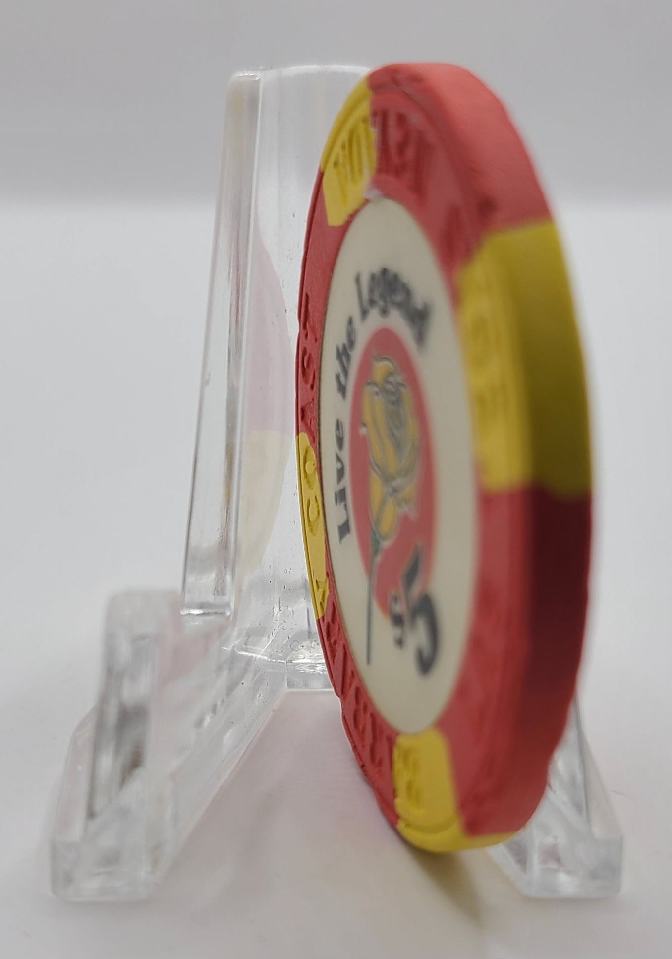 Barbary Coast Casino Las Vegas Nevada 1998 "Live the Legend" $5 Chip N9334