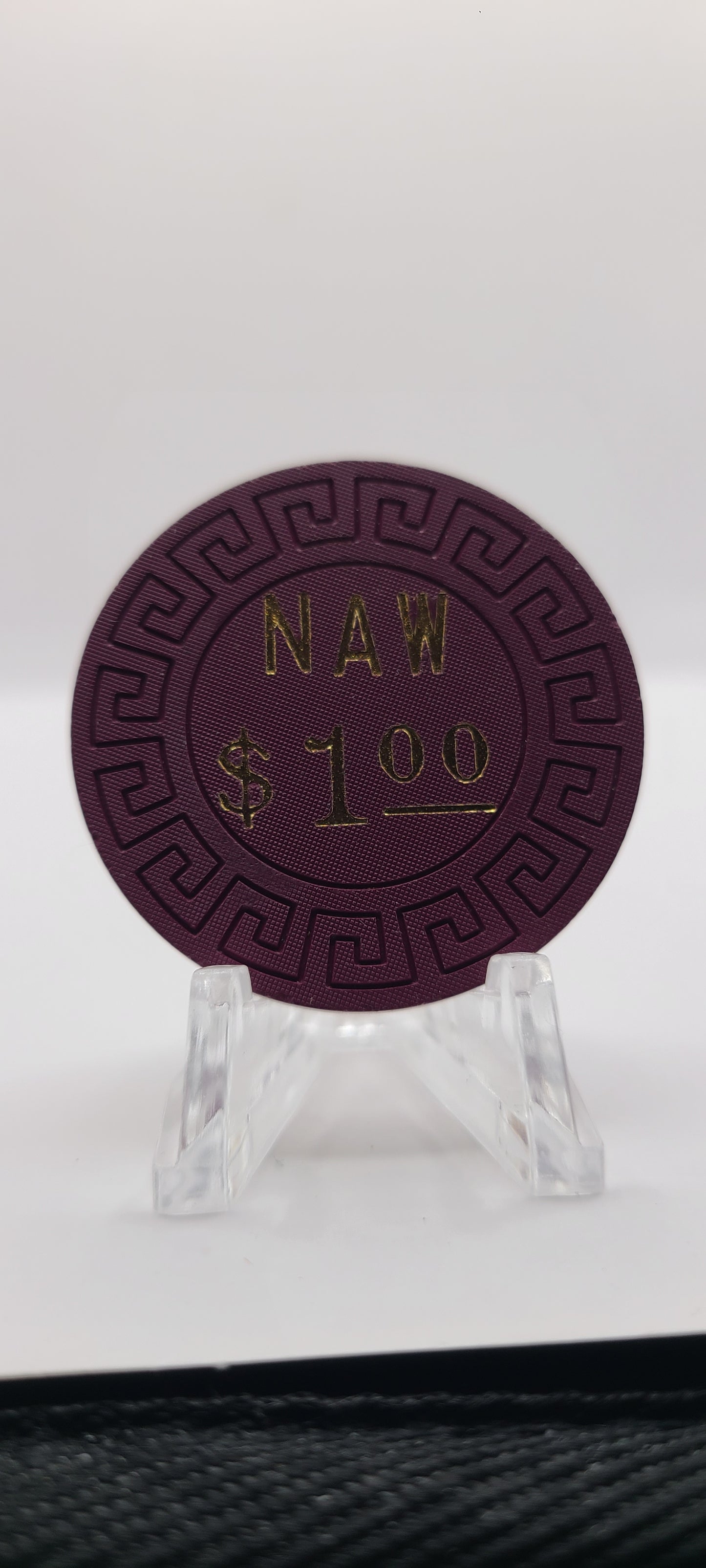 Nevada Club "Nancy A Wright" Carlin Nevada $1 Chip V3134
