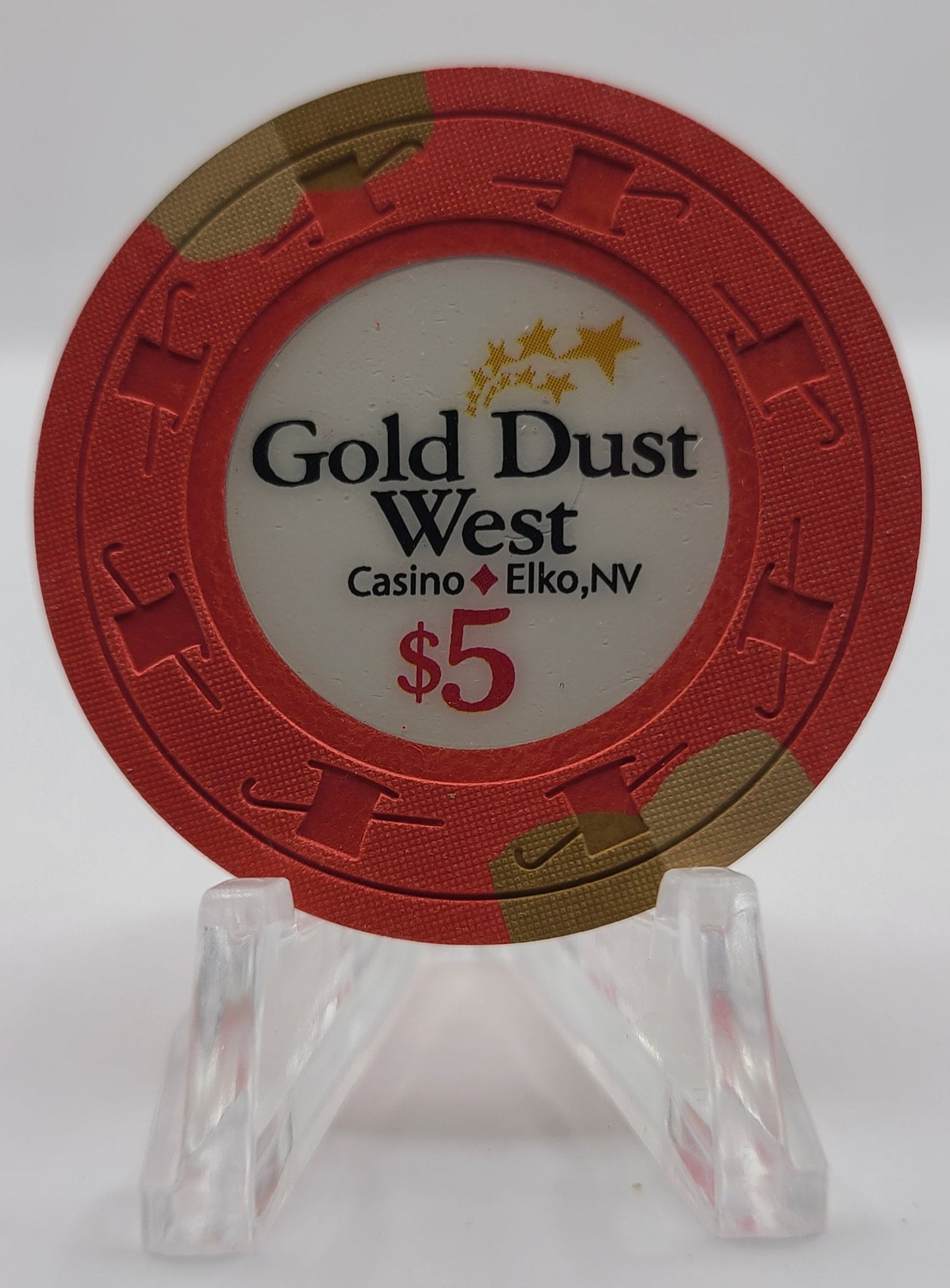 Gold Dust West Elko Nevada 2007 $5 Casino Chip E6008