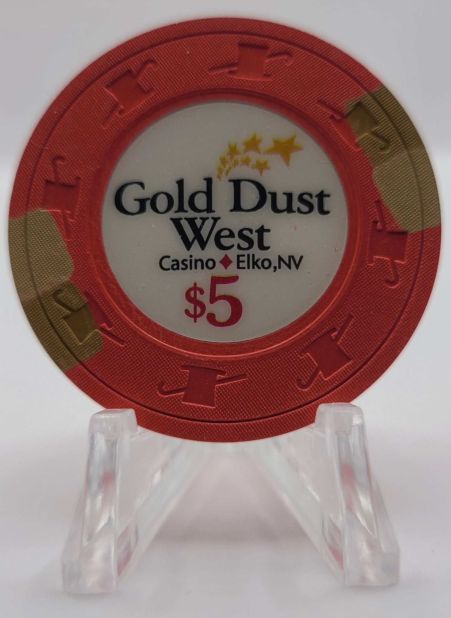 Gold Dust West Elko Nevada 2007 $5 Casino Chip E6008
