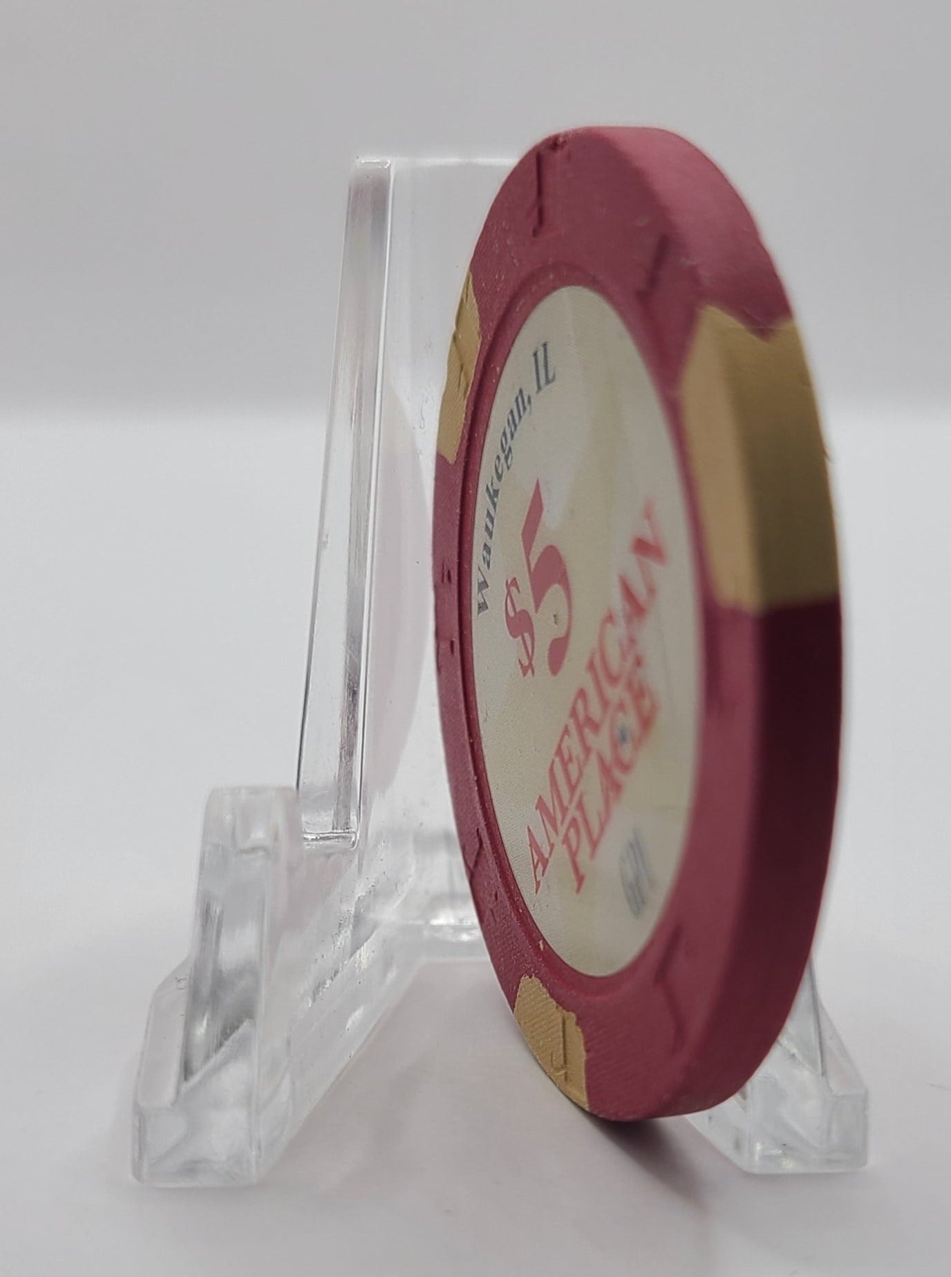 American Place Casino Waukegan IL $5 Chip