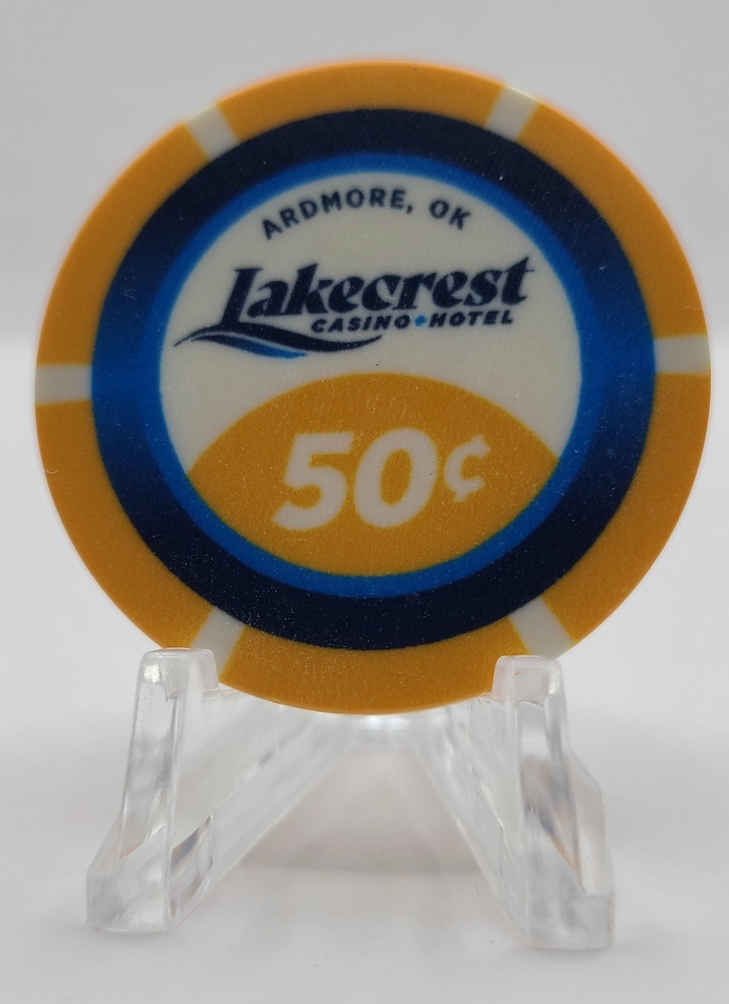 Lakecrest Hotel Casino Ardmore Oklahoma 2024 $.50 Chip