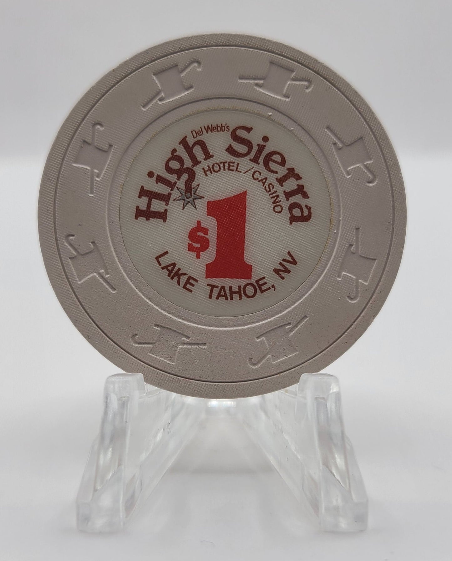 High Sierra Casino Lake Tahoe Nevada 1984 $1 Chip N5165