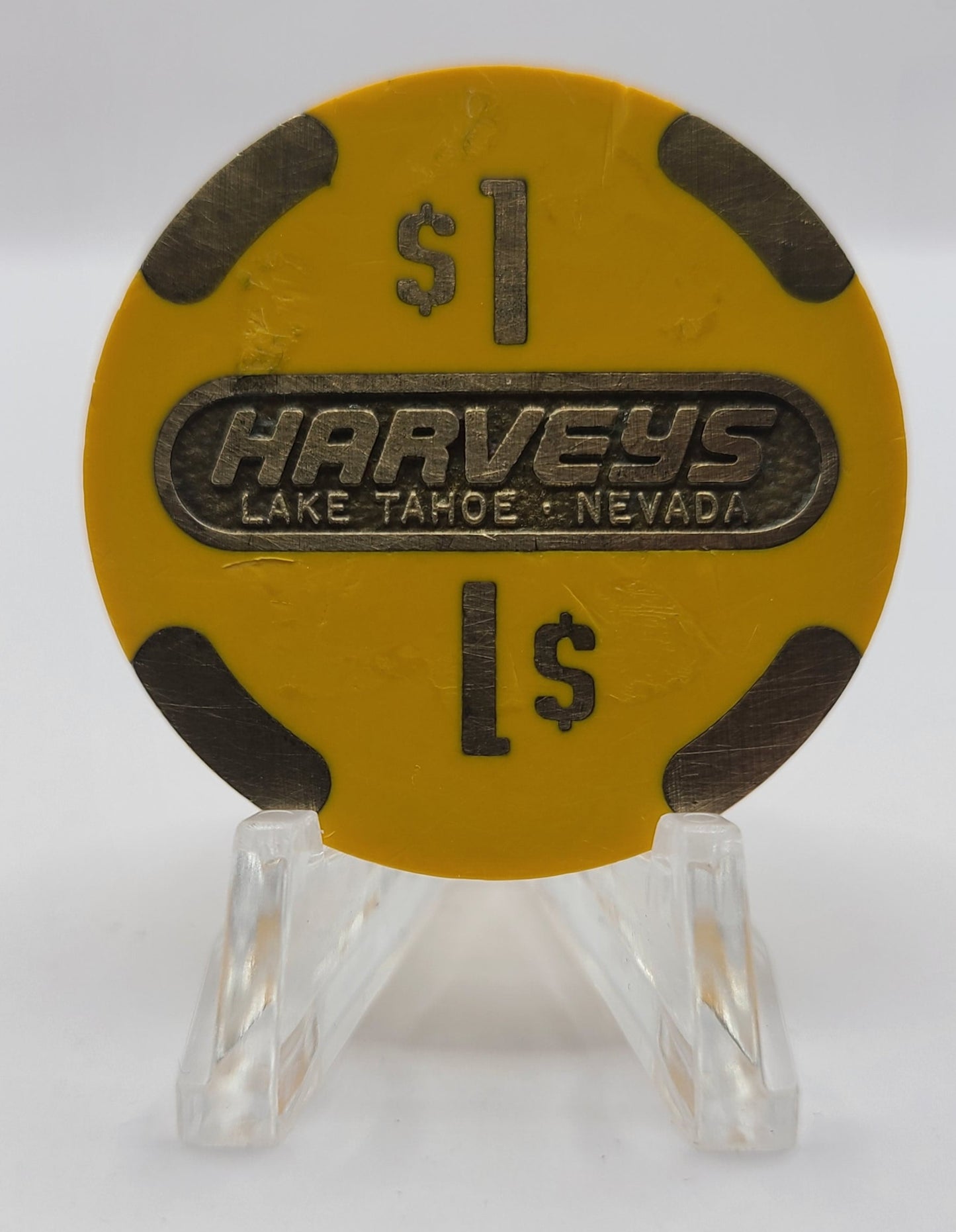 Harvey's "Wagon Wheel" Lake Tahoe Nevada 1986 $1 Chip N5160