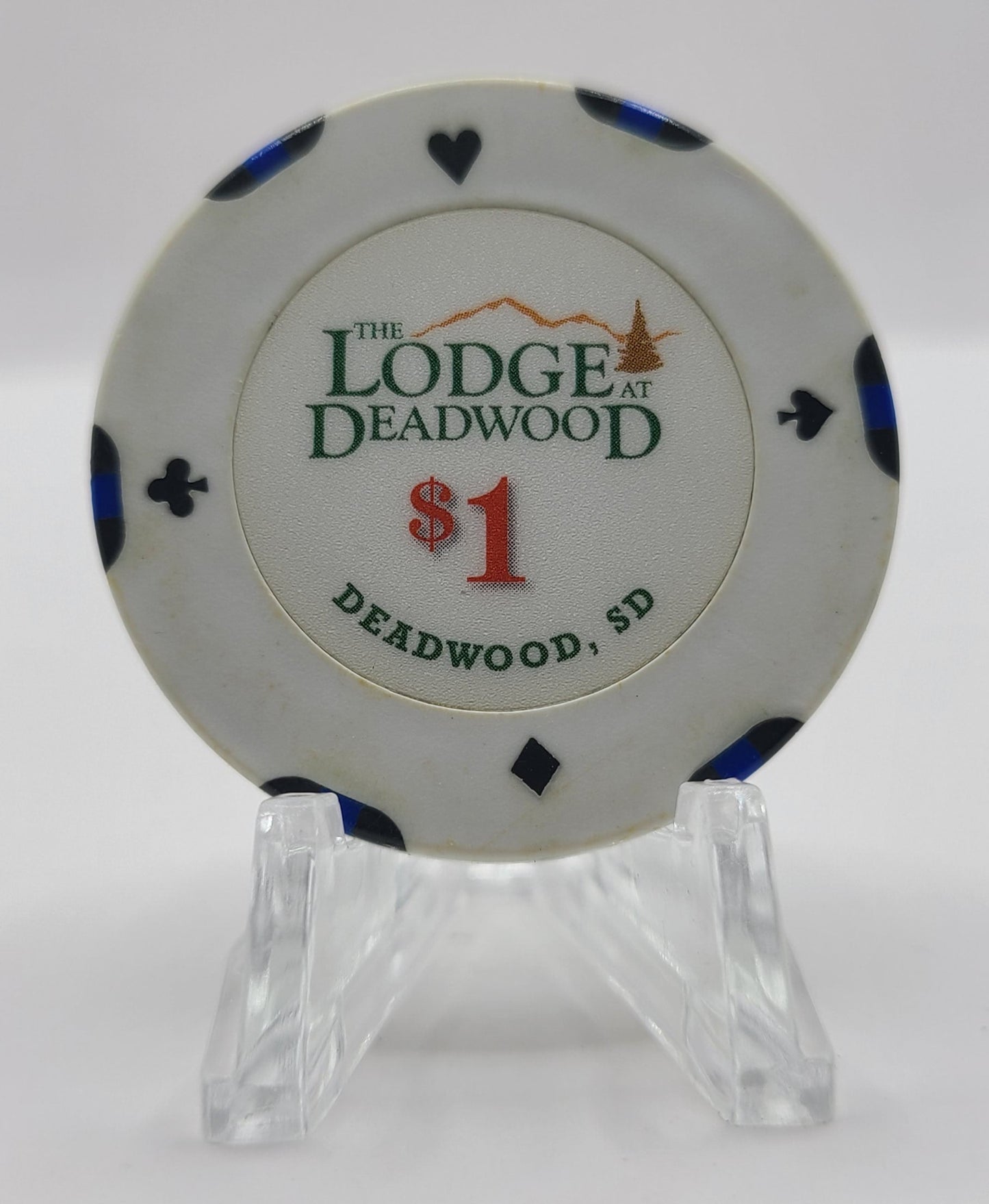 The Lodge at Deadwood Deadwood South Dakota 2009 $1 Casino Chip