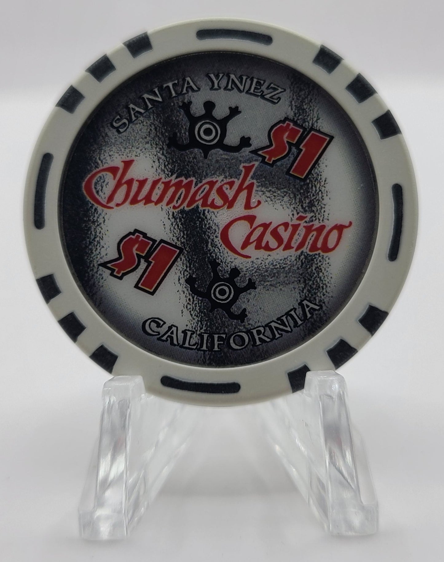 Chumash Casino Santa Ynez California $1 Chip