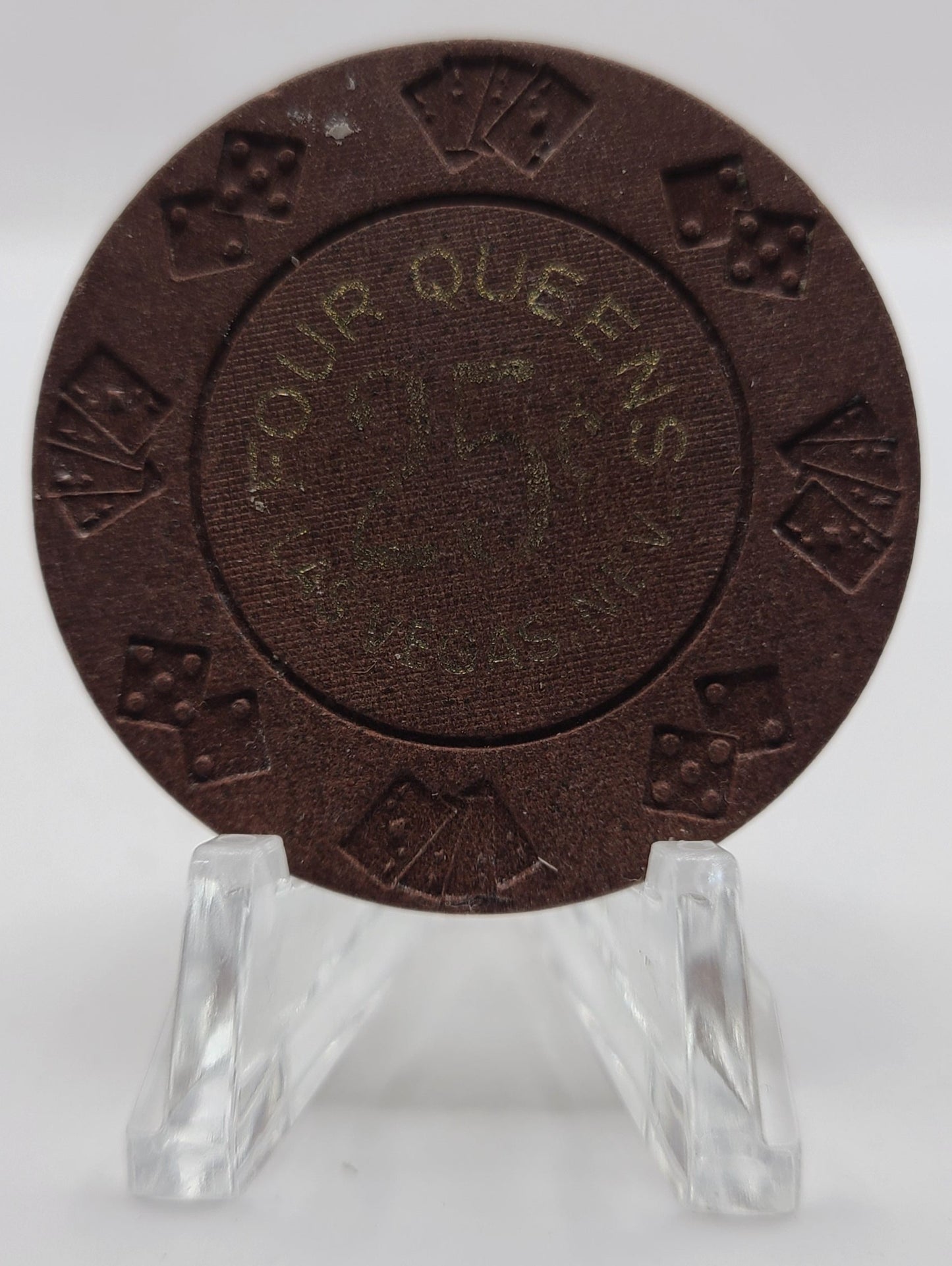 Four Queens Hotel Casino Las Vegas Nevada 1970's $.25 Chip N1620