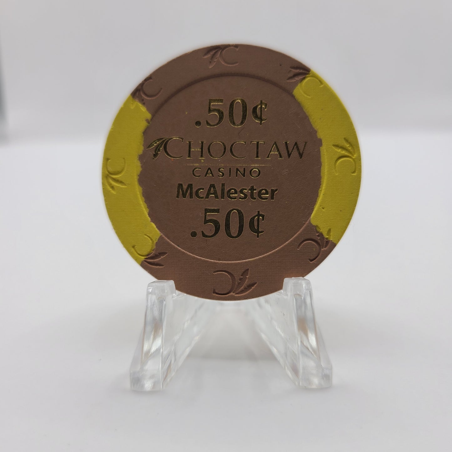 Choctaw Casino McAlister Oklahoma 2022 $.50 Casino Chip