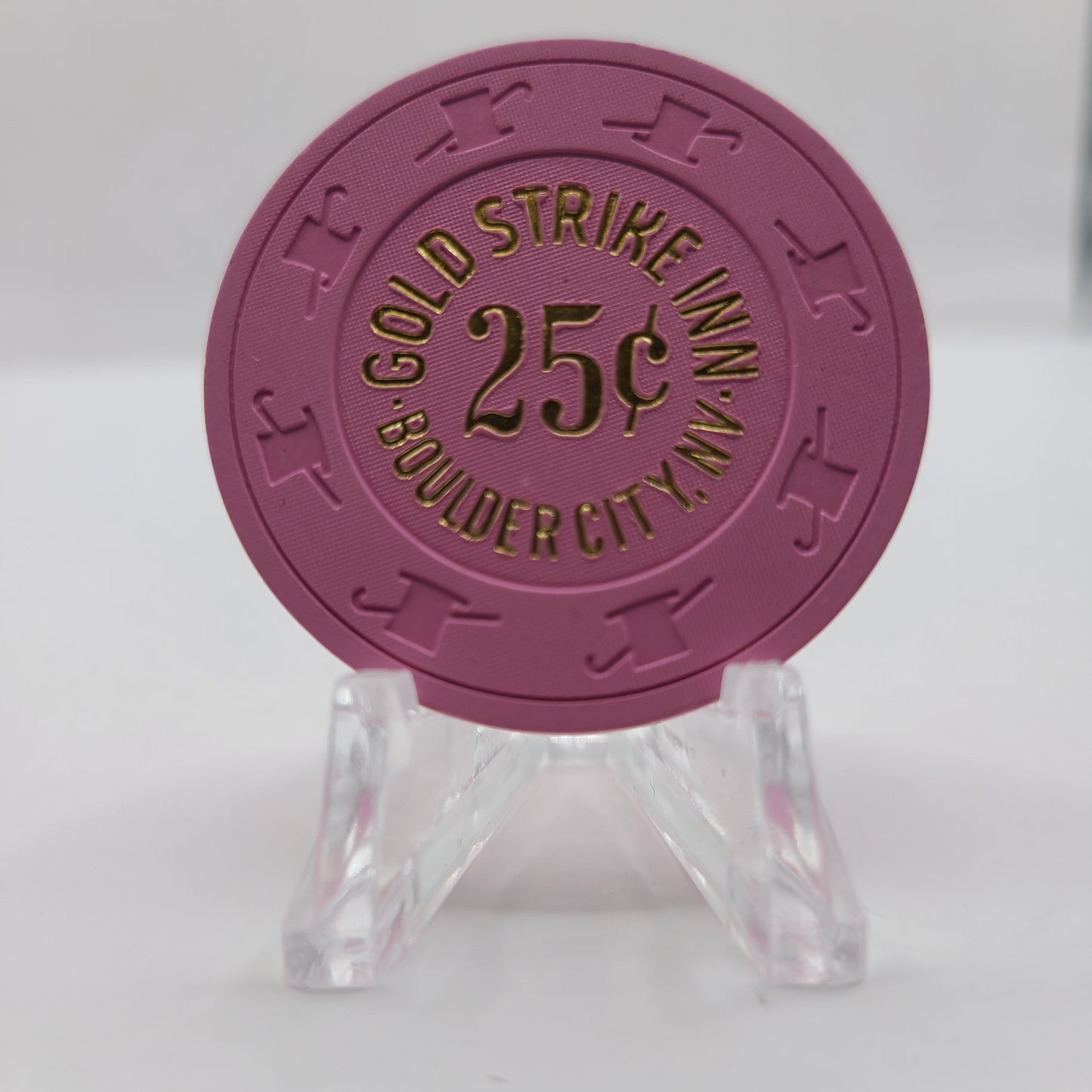 Gold Strike Inn Boulder City Nevada 1996 $.25 Chip N3104.1