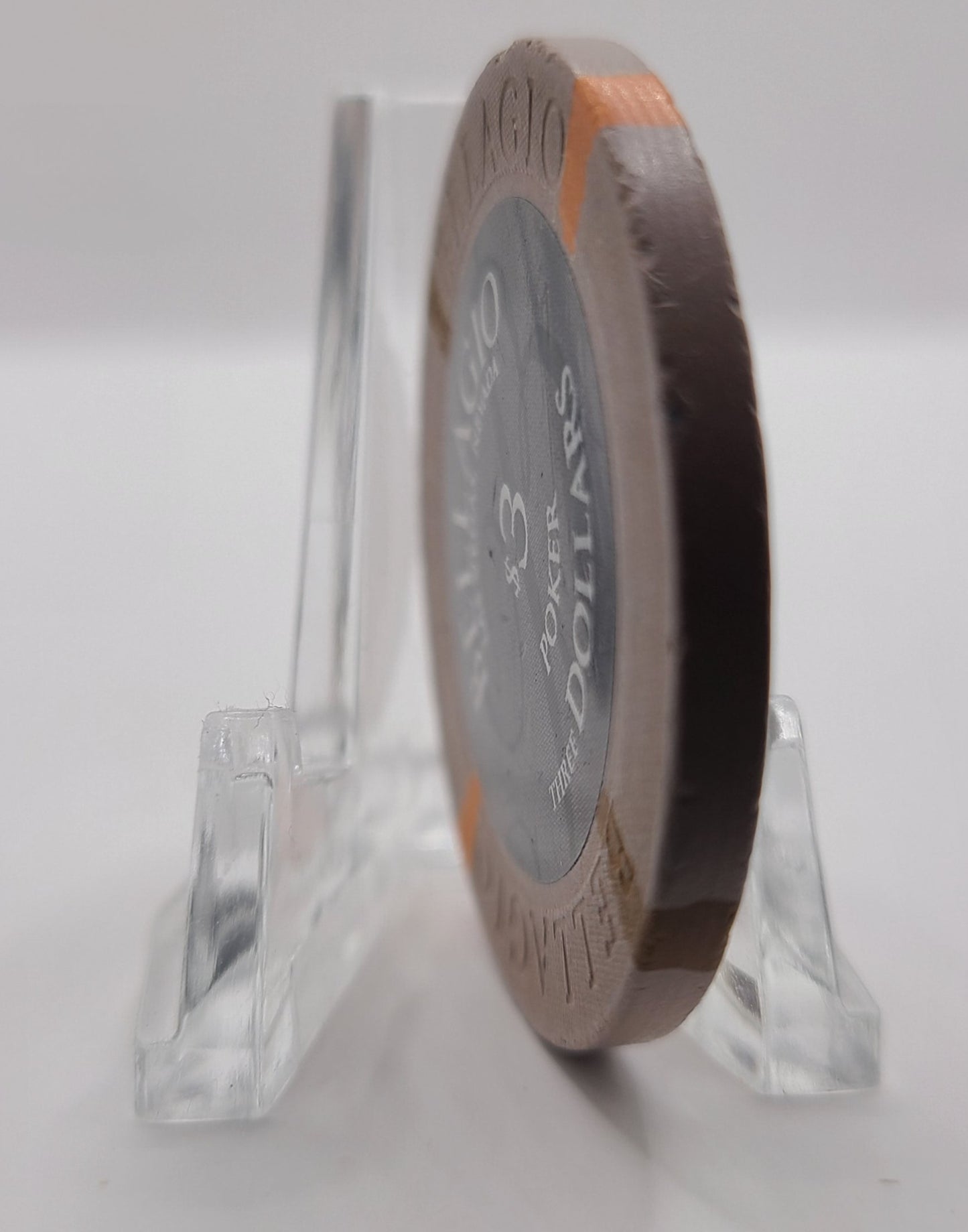 Bellagio Hotel Casino Las Vegas Nevada 2011 $3 Casino Chip D0339