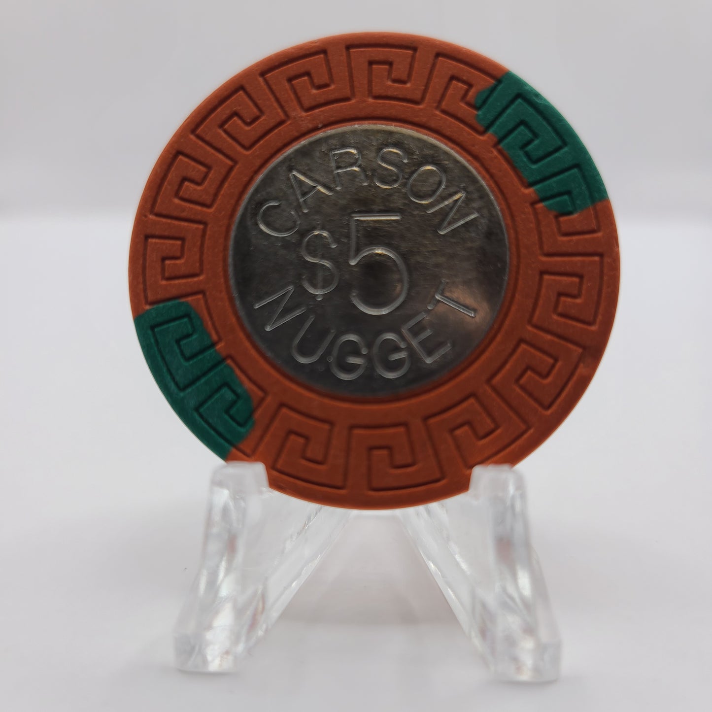 Nugget "Carson City" Carson City Nevada 1970's $5 Casino Chip N4997