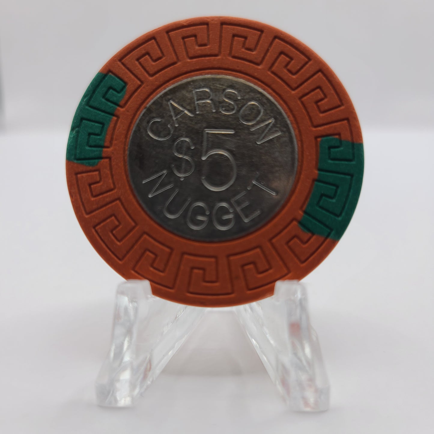 Nugget "Carson City" Carson City Nevada 1970's $5 Casino Chip N4997