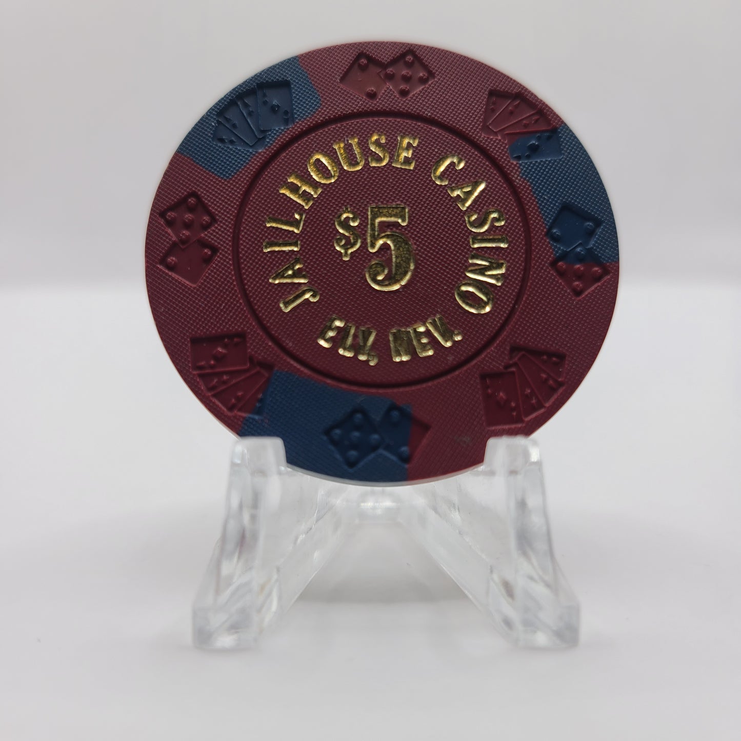 Jailhouse Casino Ely Nevada 1984 $5 Chip N0916