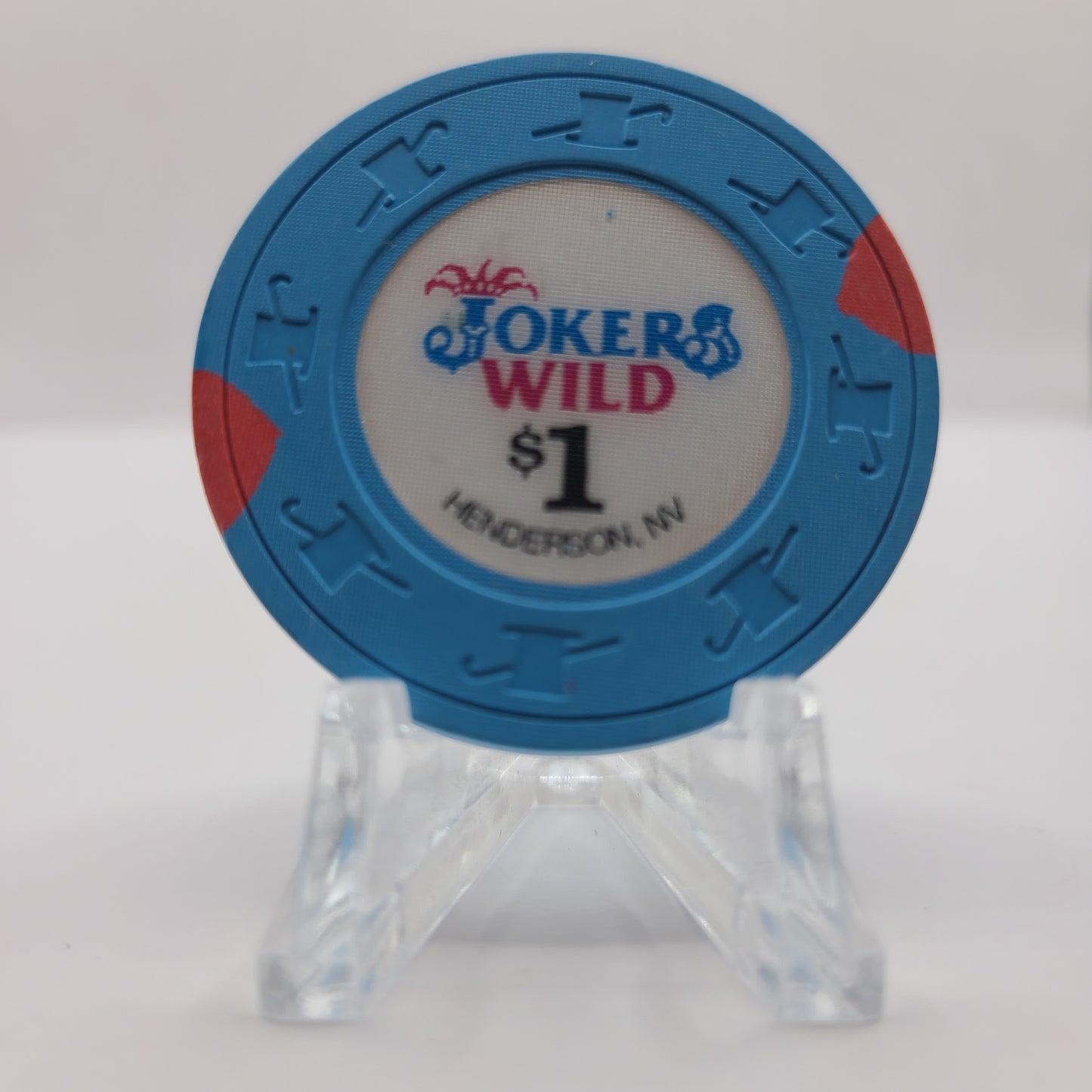 Jokers Wild Casino Henderson Nevada 1993 $1 Casino Chip N7649 *Circulated