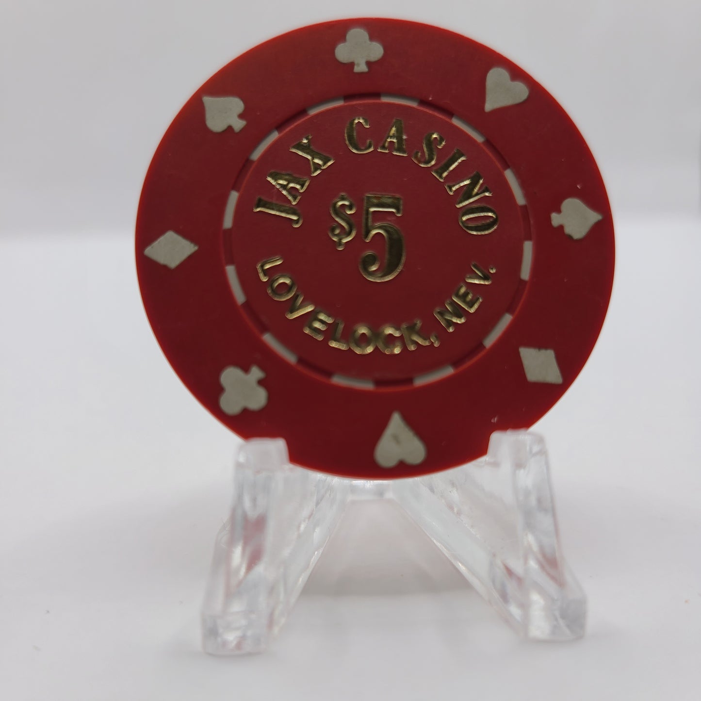 Jax Club Lovelock Nevada 1986 $5 Chip N0222
