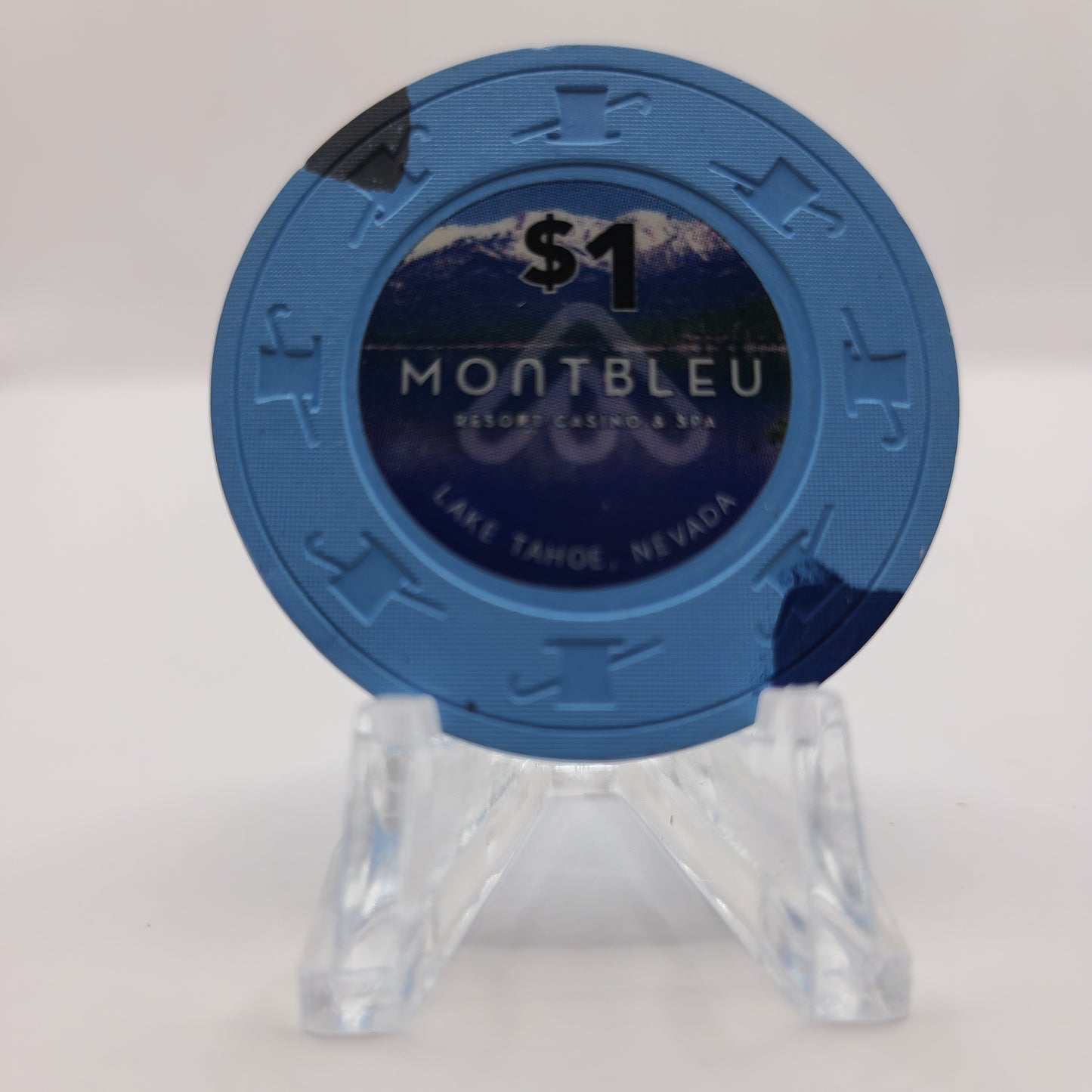 Montbleu Resort Casino Spa Lake Tahoe Nevada 2006 $1 Chip E5498