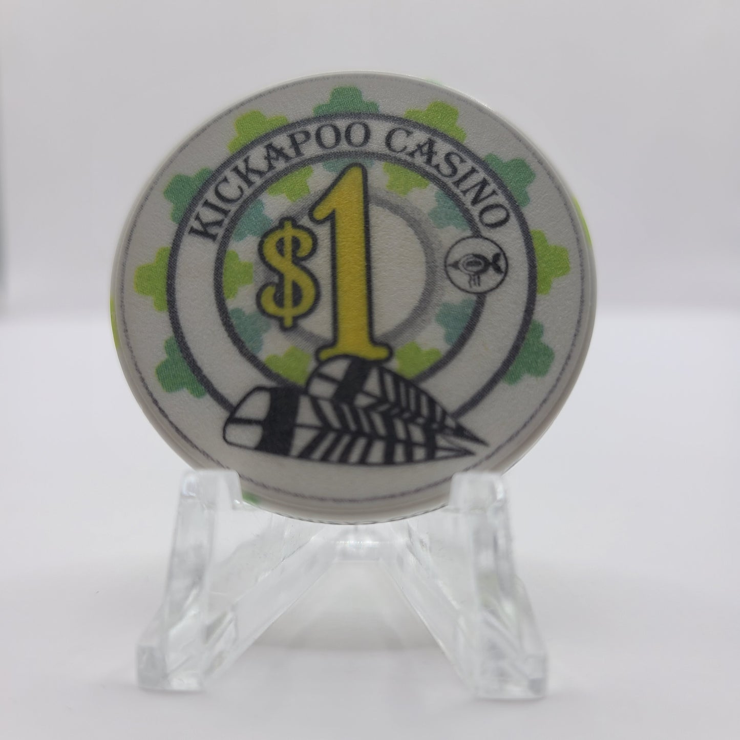 Kickapoo Casino Harrah Oklahoma $1 Chip