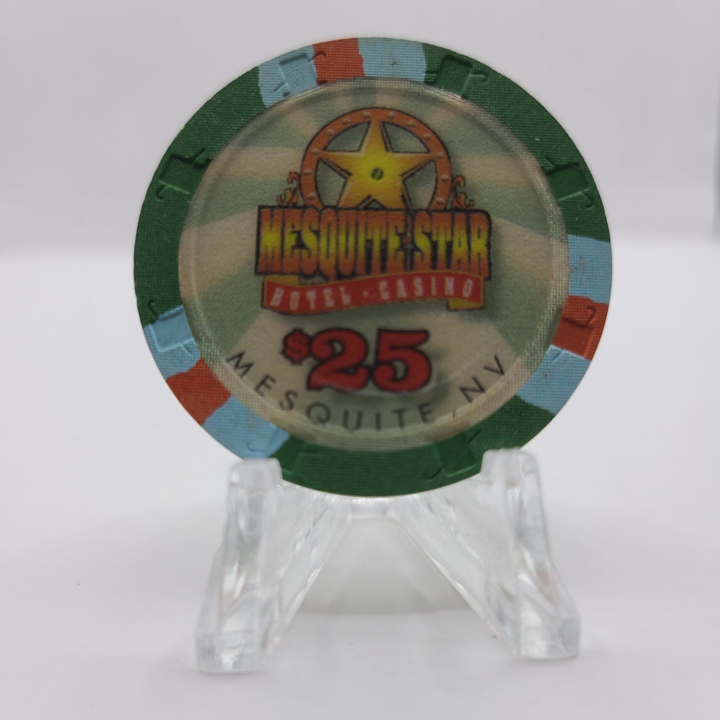 Mesquite Star Casino Mesquite Nevada 1998 $25 Casino Chip V1087