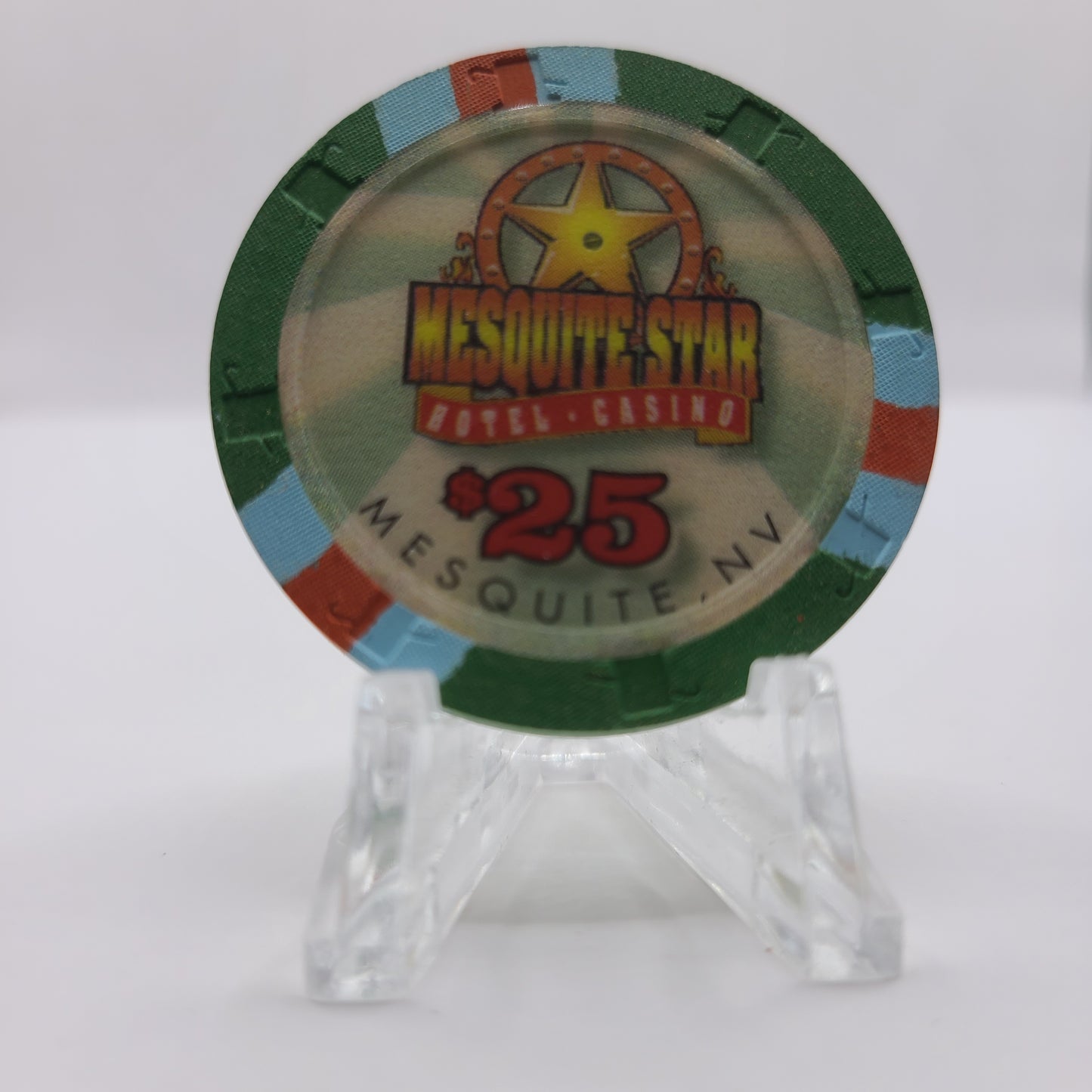 Mesquite Star Casino Mesquite Nevada 1998 $25 Casino Chip V1087