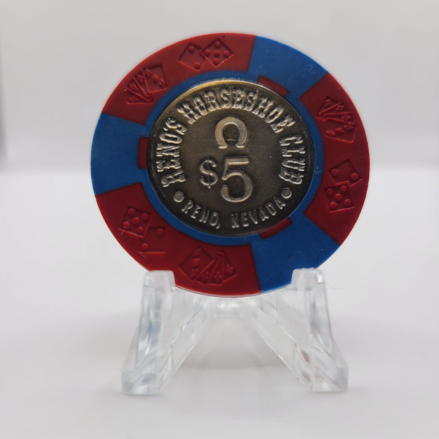 Horseshoe Club Casino Reno Nevada 1986 $5 Chip N5194