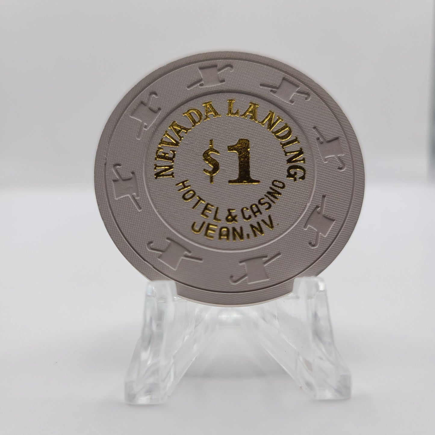 Nevada Landing Casino Jean Nevada 1989 $1 Casino Chip N1960