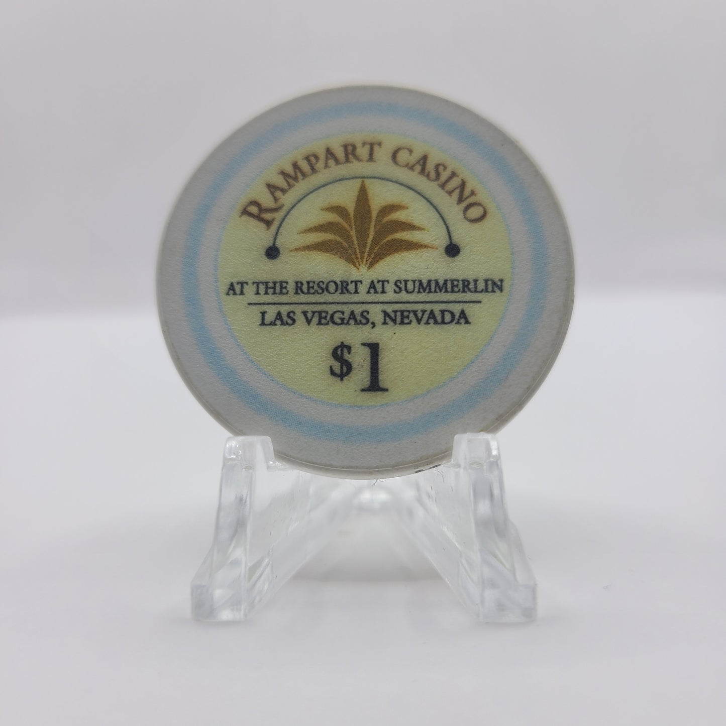 Rampart Casino Las Vegas NV, $1 Chip V9550