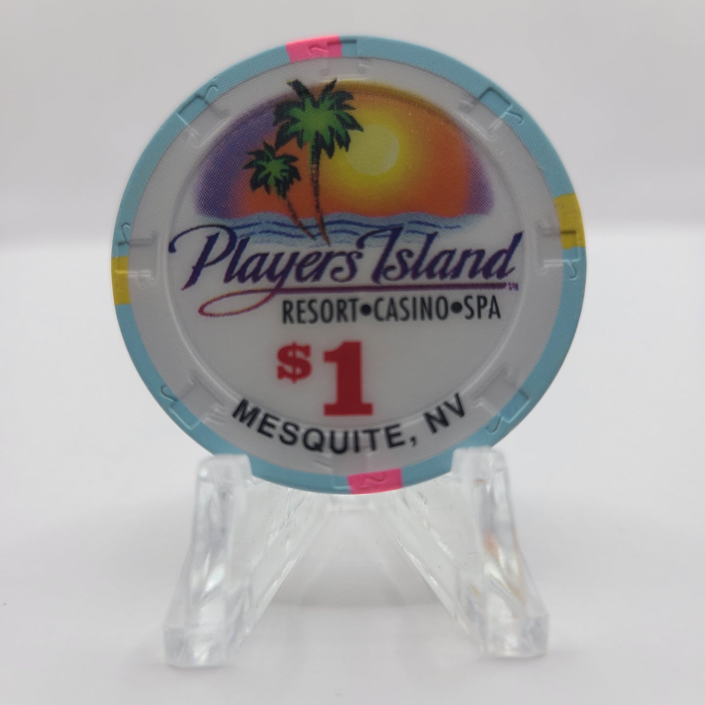 Players Island Casino Mesquite Nevada 1995 $1 Casino Chip N1184