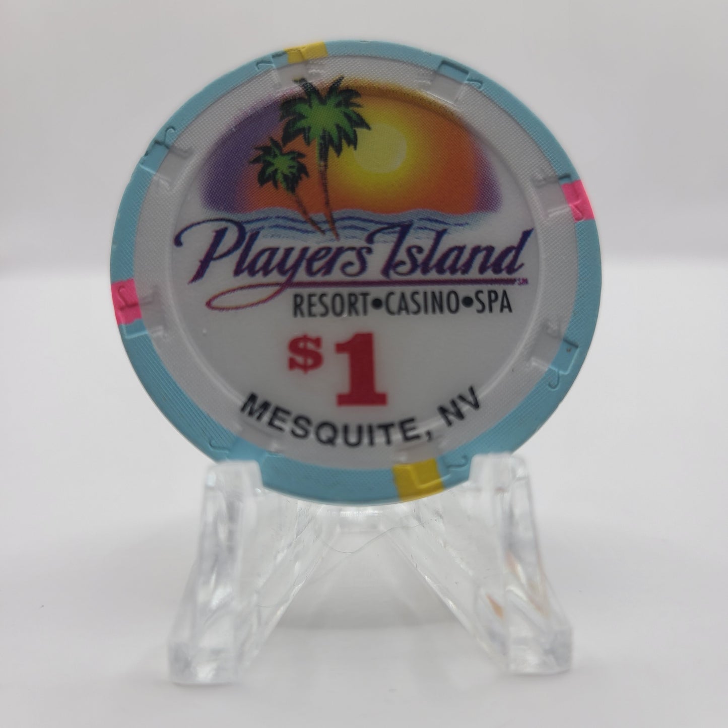 Players Island Casino Mesquite Nevada 1995 $1 Casino Chip N1184