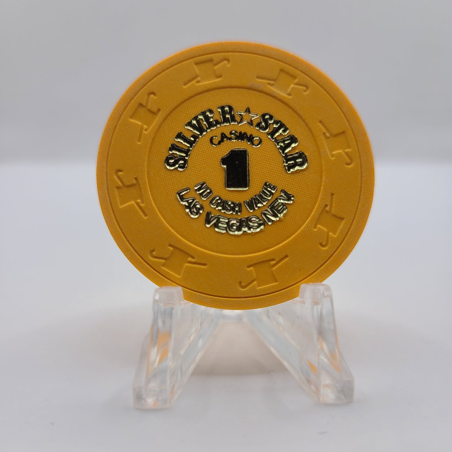 Silver Star Casino Las Vegas Nevada 1978 NCV $1 Chip N2190