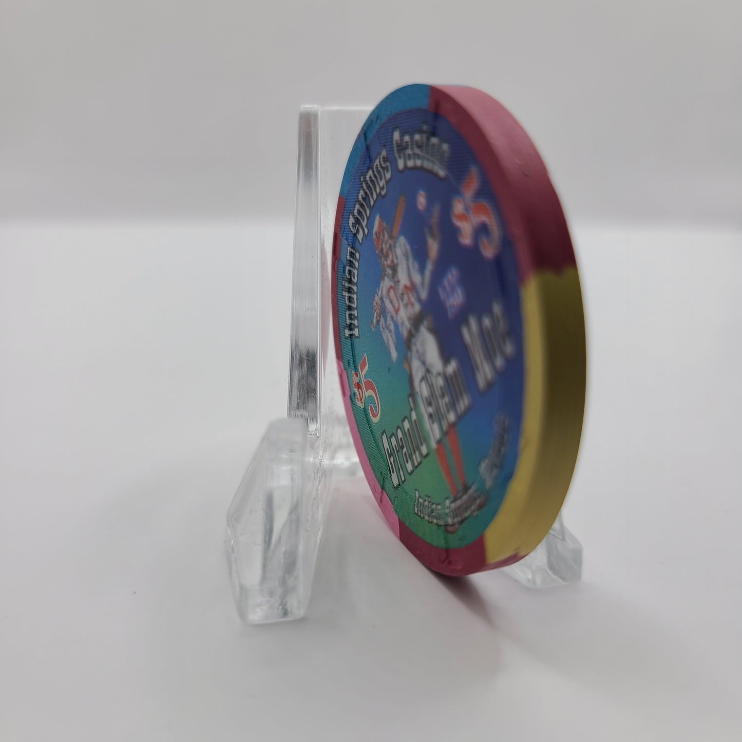 Indian Springs Casino Indian Springs Nevada 2000 $5 Chip V7444 "Grand Slam Moe"