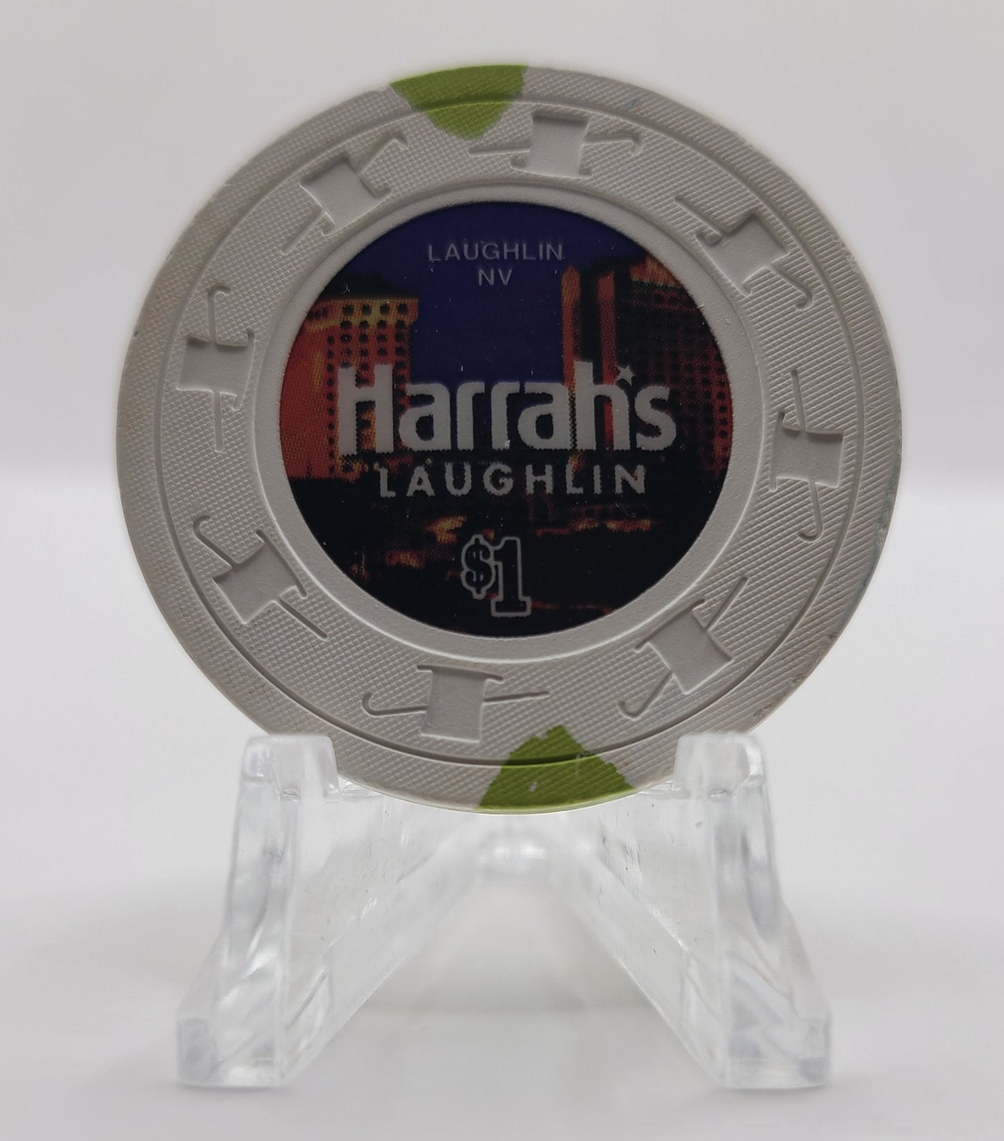 Harrah's Hotel Casino Laughlin Nevada 2012 $1 Casino Chip D0988