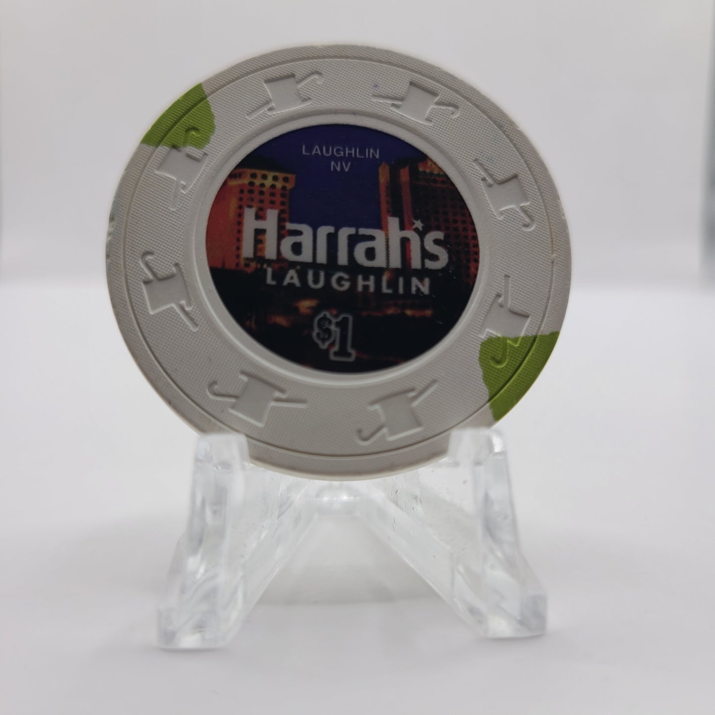 Harrah's Hotel Casino Laughlin Nevada 2012 $1 Casino Chip D0988