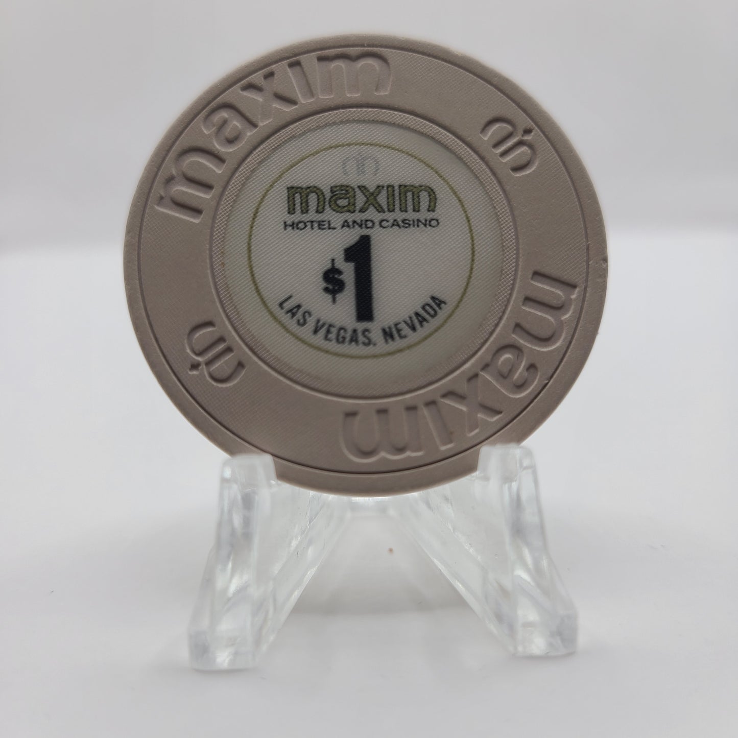 Maxim Hotel Casino Las Vegas Nevada 1991 $1 Casino Chip N1901
