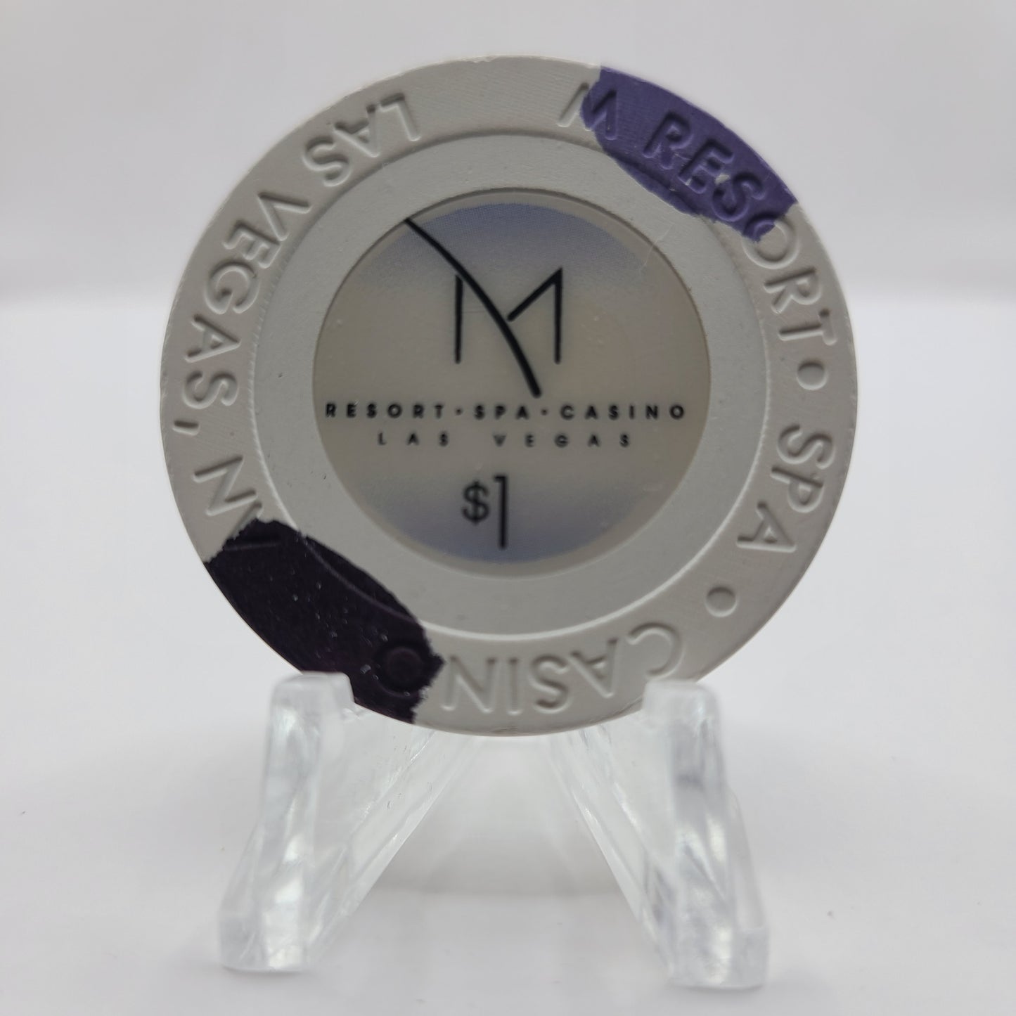 M Resort Casino Las Vegas NV 2009 $1 Casino Chip E8613