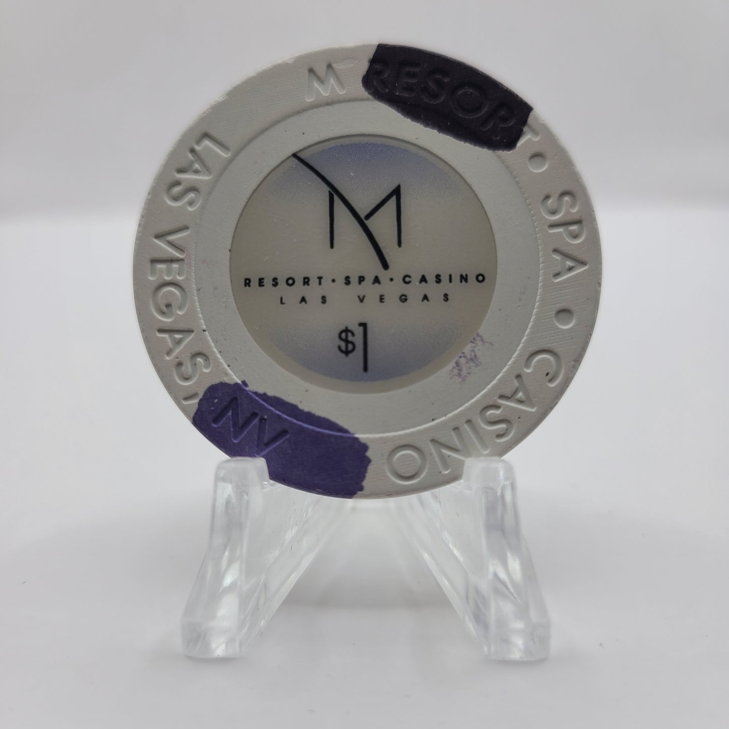 M Resort Casino Las Vegas NV 2009 $1 Casino Chip E8613