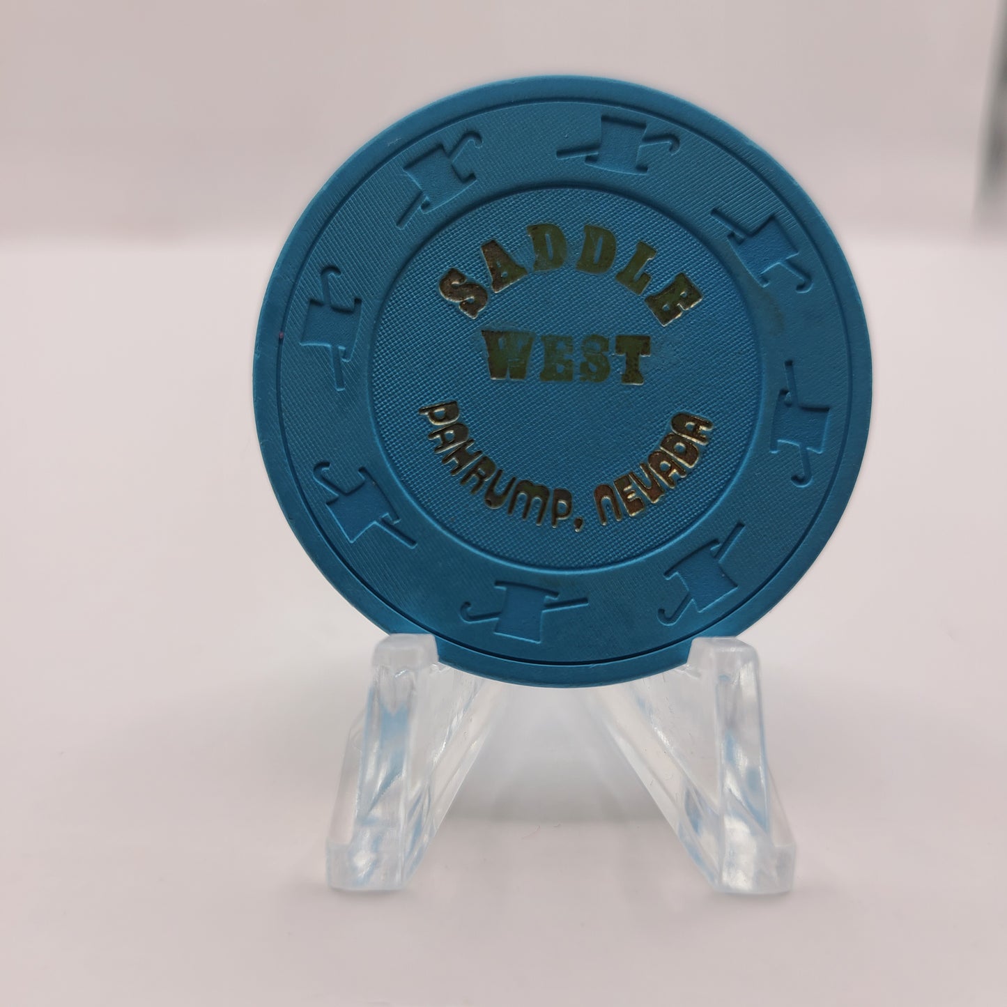 Saddle West Hotel Casino Pahrump Nevada 1975 $1 Chip N3330.S