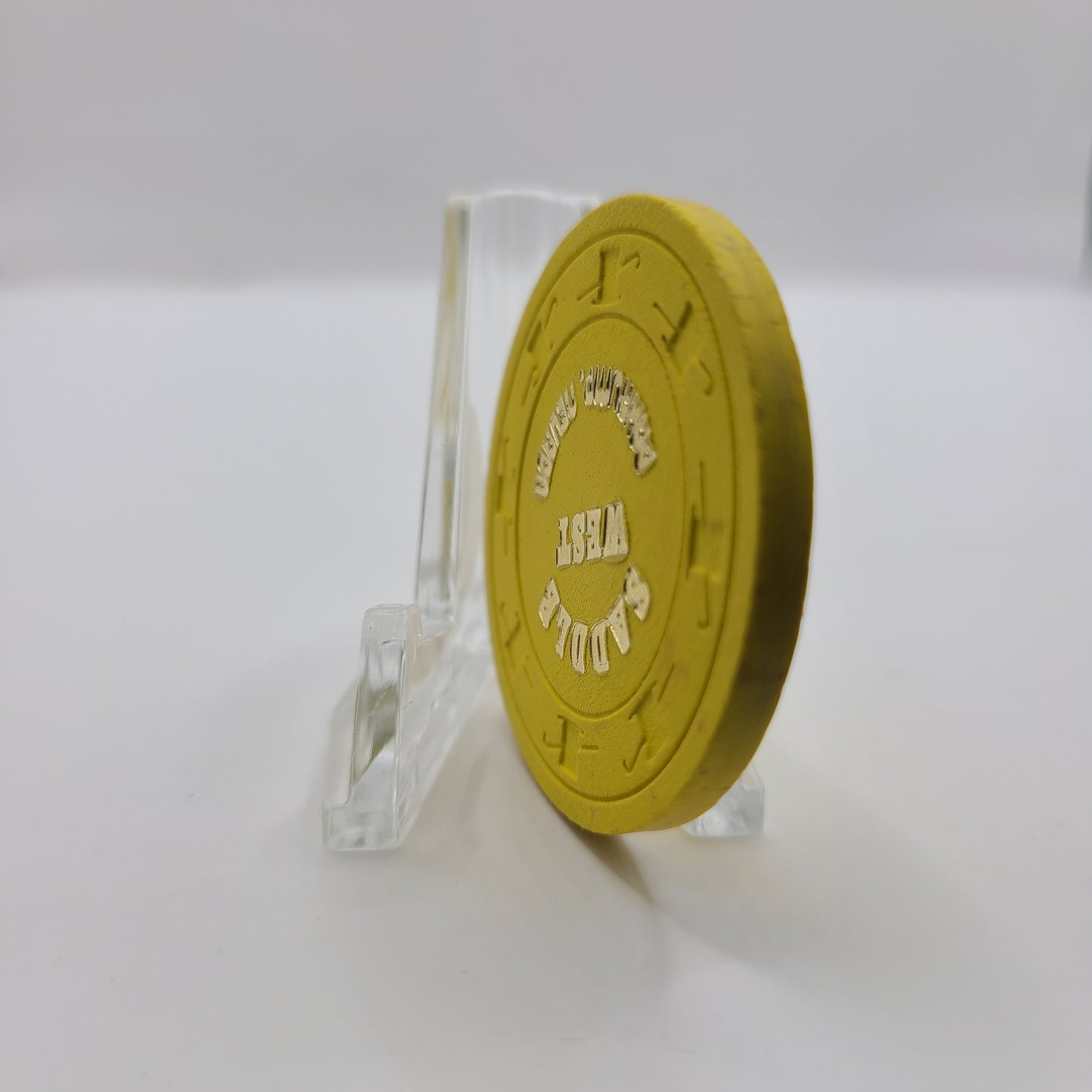 Saddle West Hotel Casino Pahrump Nevada 1975 $.25 Chip N3331