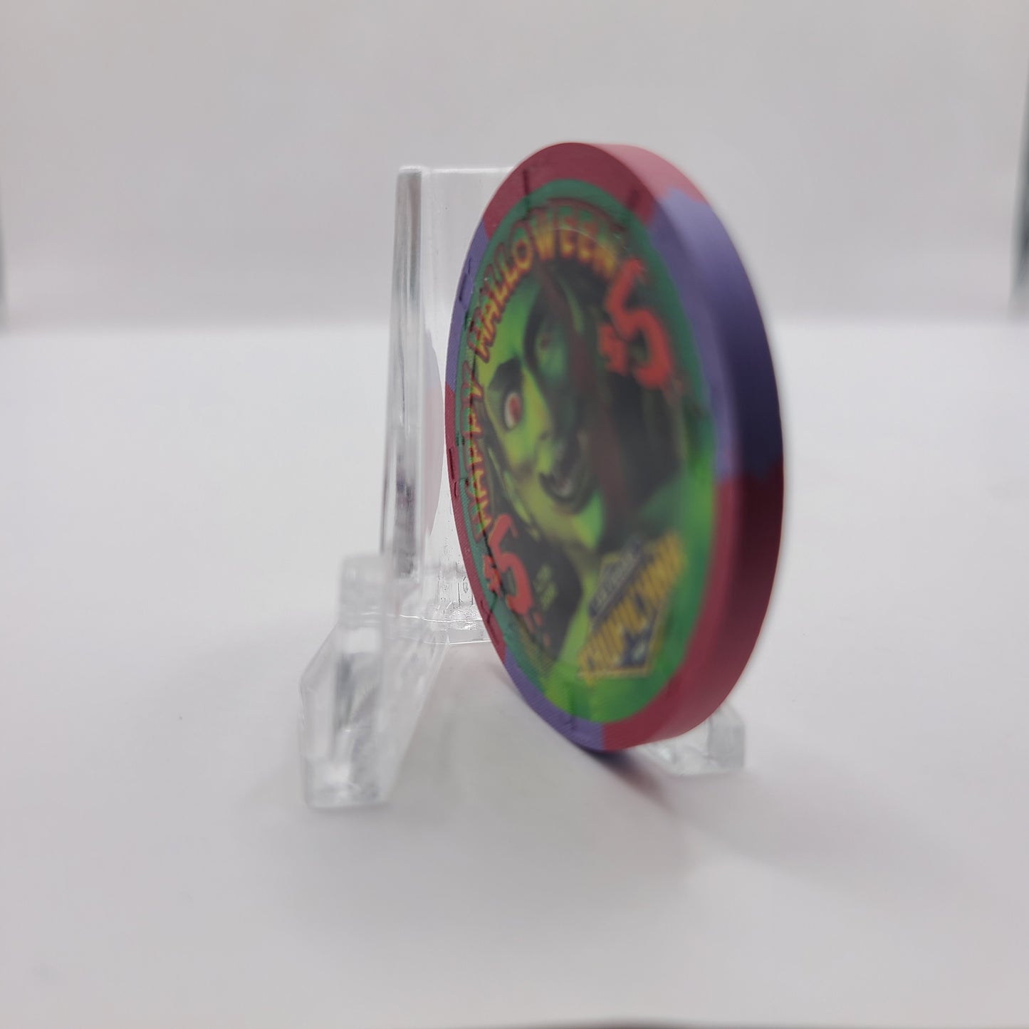 Tropicana Hotel Casino Las Vegas Nevada 2004"Happy Halloween" $5 Chip E4038 LTD 500