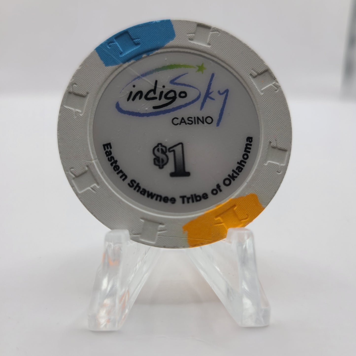 Indigo Sky Casino Wyandotte Oklahoma 2012 $1 Chip