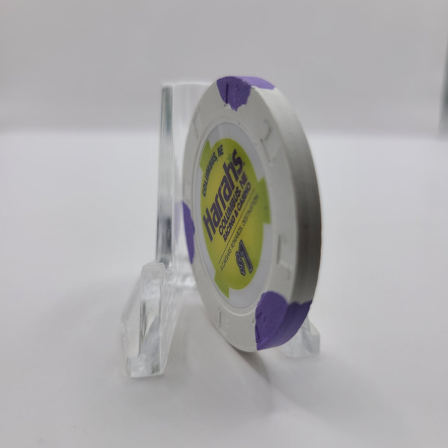 Harrah's Racing Casino Columbus Nebraska 2024 $1 Casino Chip