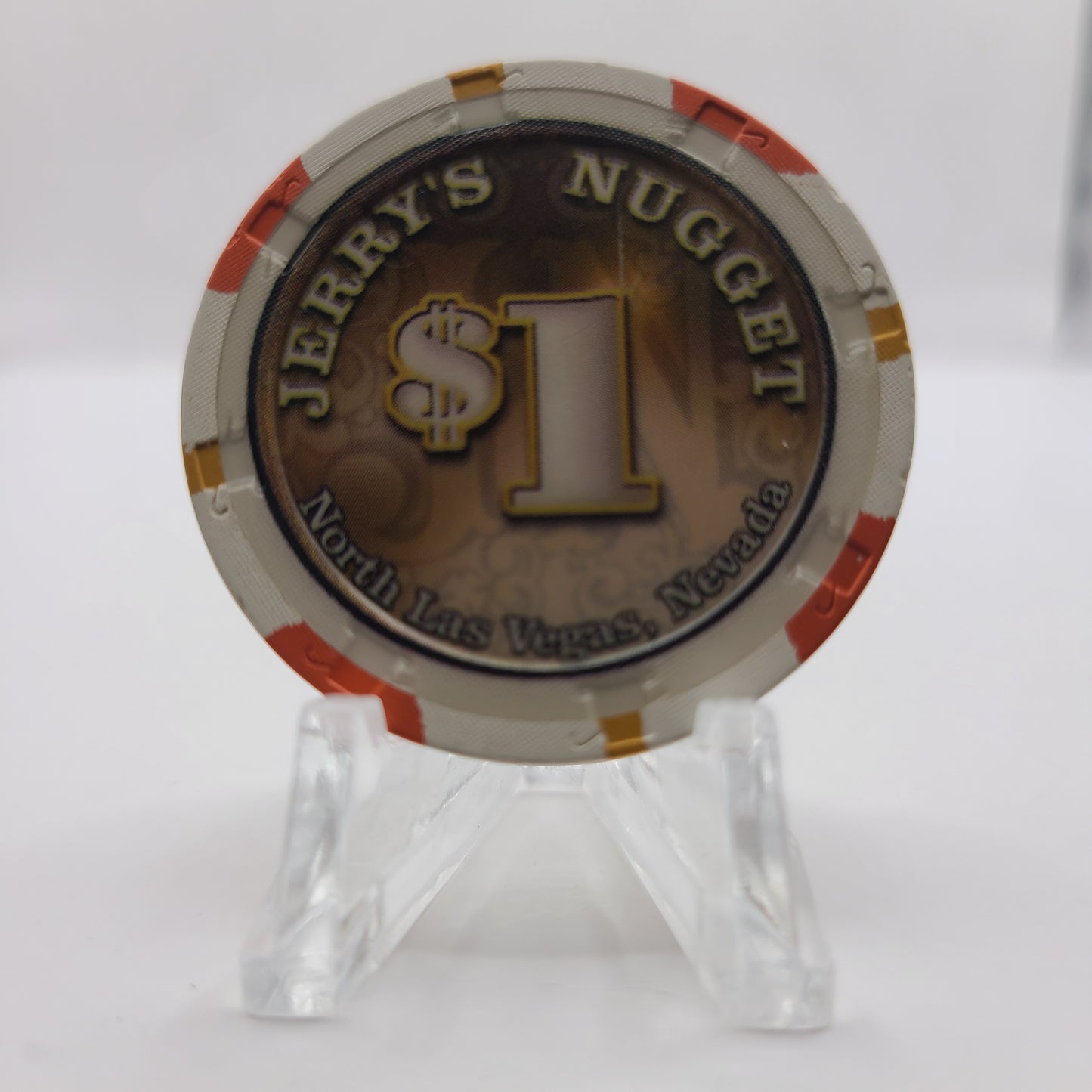 Jerry’s Nugget Casino Las Vegas Nevada 2001 $1 Casino Chip V9244