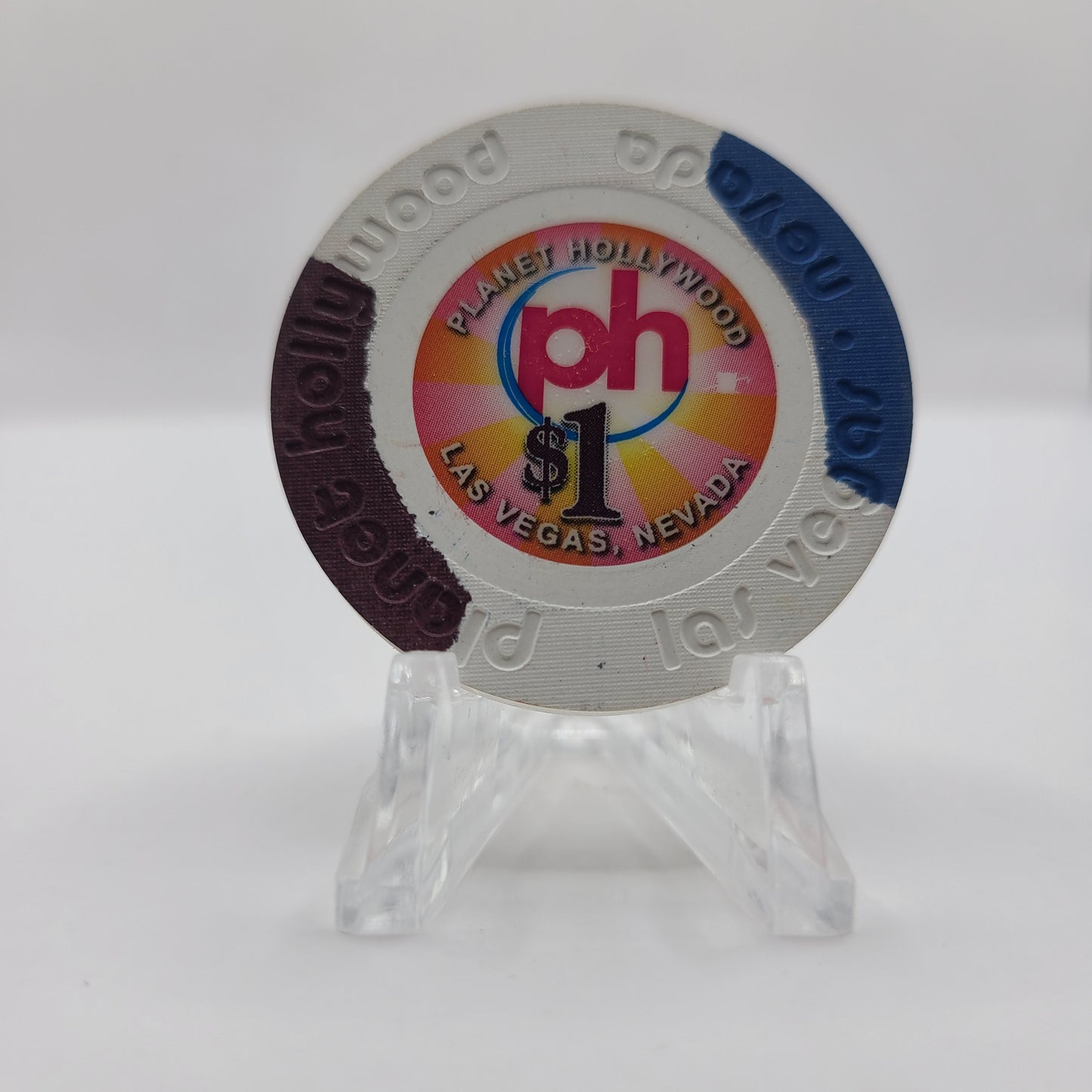 Planet Hollywood Casino Las Vegas Nevada 2012 $1 Casino Chip D0679