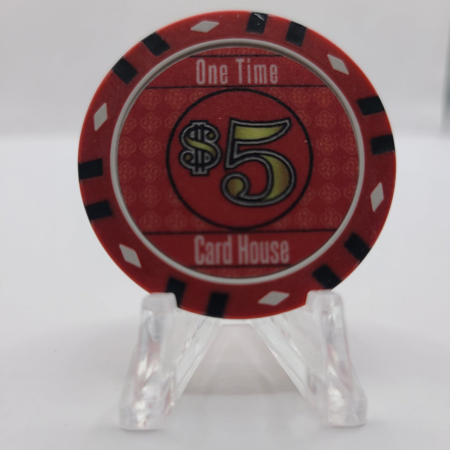 One Time Card House Austin Texas 2019 $5 Chip