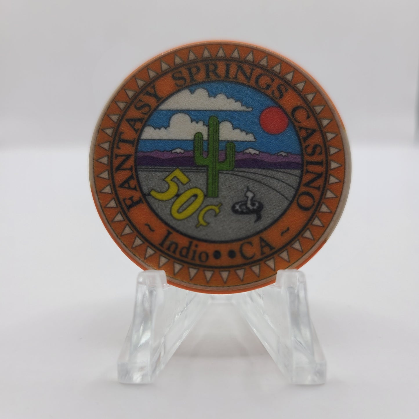 Fantasy Springs Casino Indio California $.50 Chip
