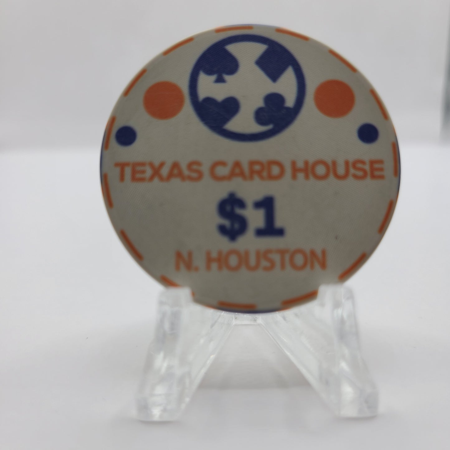 Texas Card House North Houston Spring Texas $1 Chip