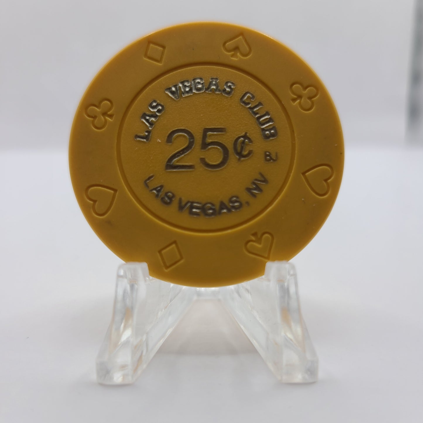 Las Vegas Club Las Vegas Nevada 1996 $.25 Casino Chip N8674