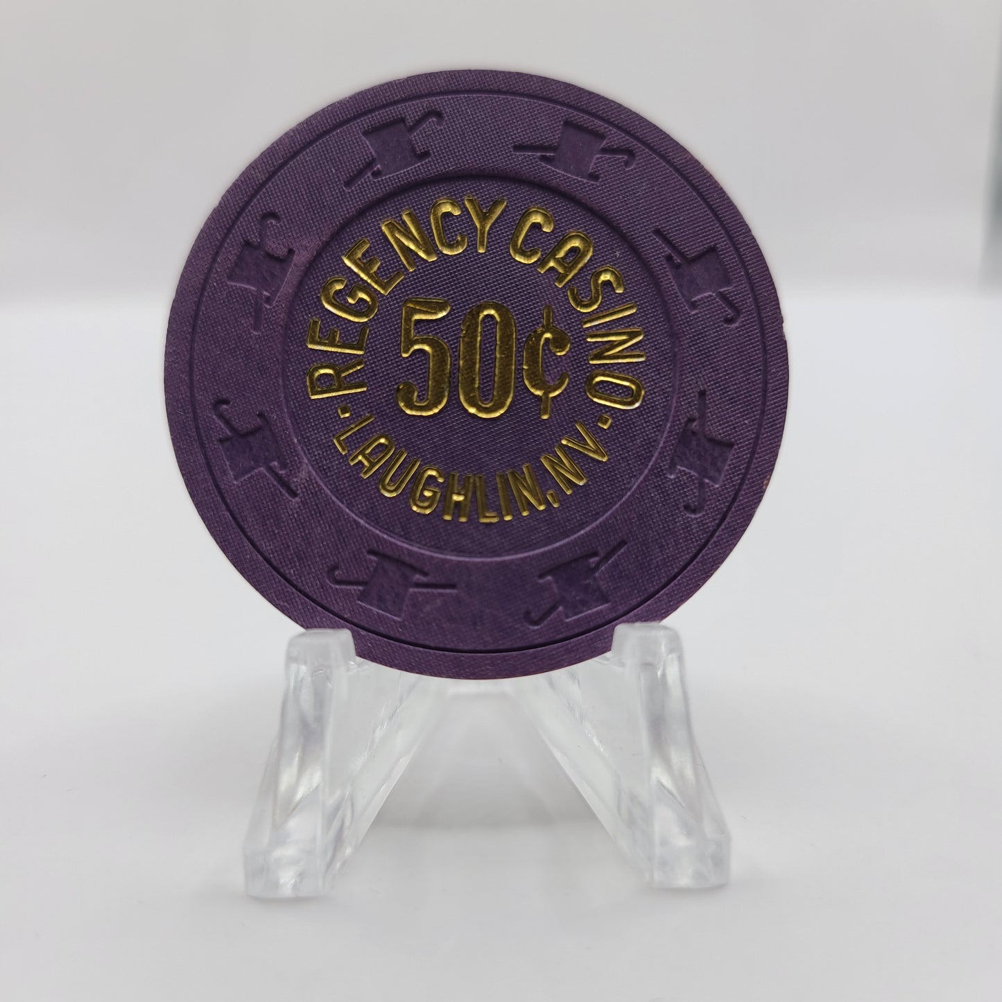 Regency Casino Laughlin Nevada 1985 $.50 Casino Chip N3035