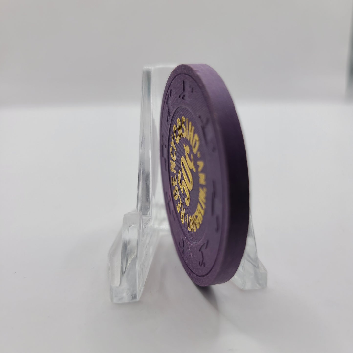 Regency Casino Laughlin Nevada 1985 $.50 Casino Chip N3035