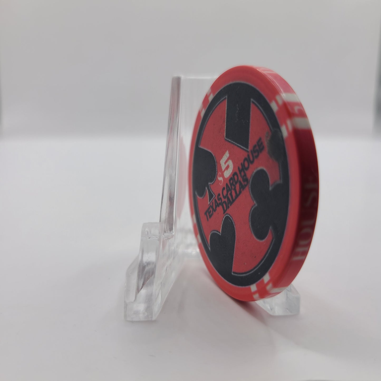 Texas Card House-Dallas Dallas Texas $5 Chip